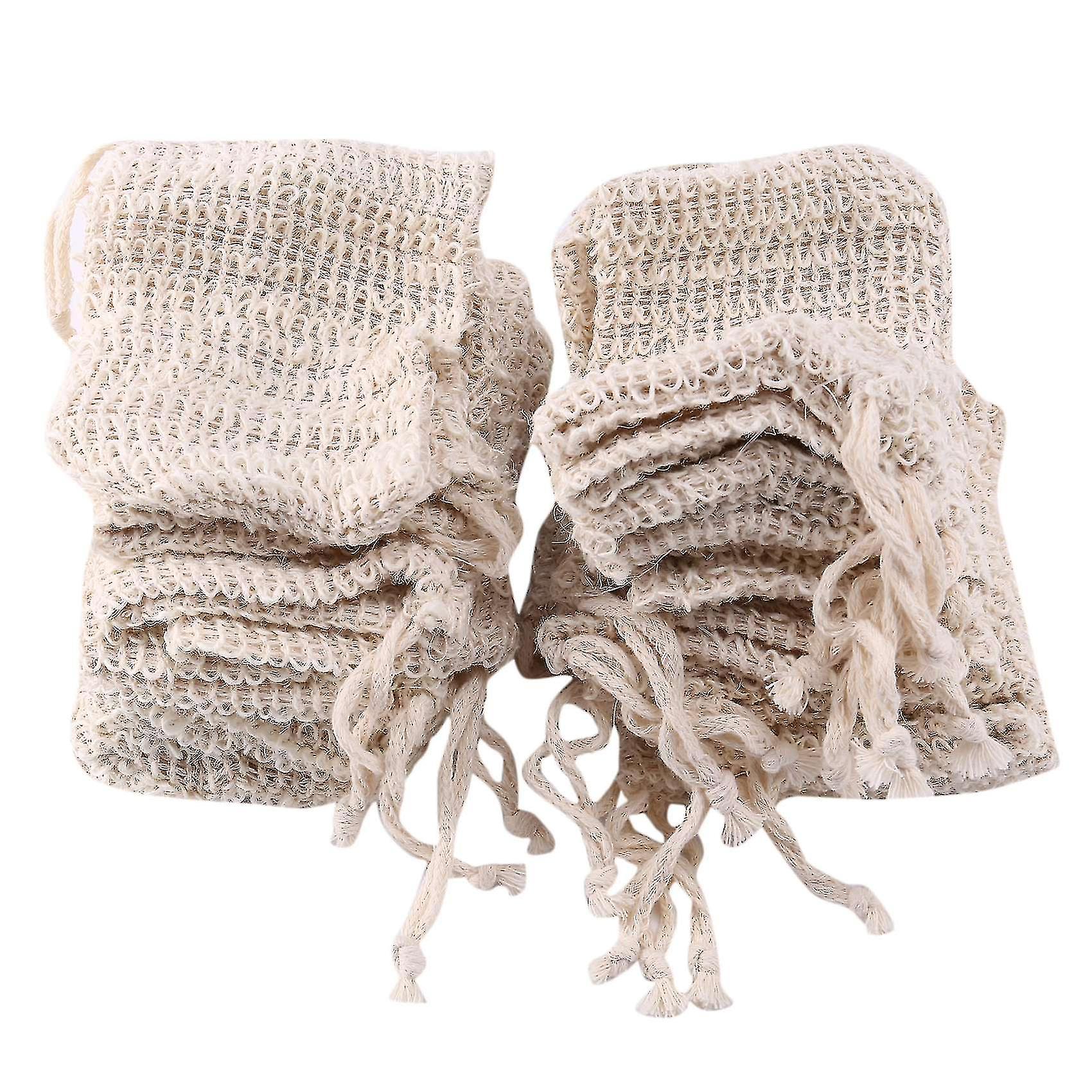 30 Pack Natuurlijke Sisal Zeepzak Exfoliërende Zeep Saver Pouch Houder (Haoyi)