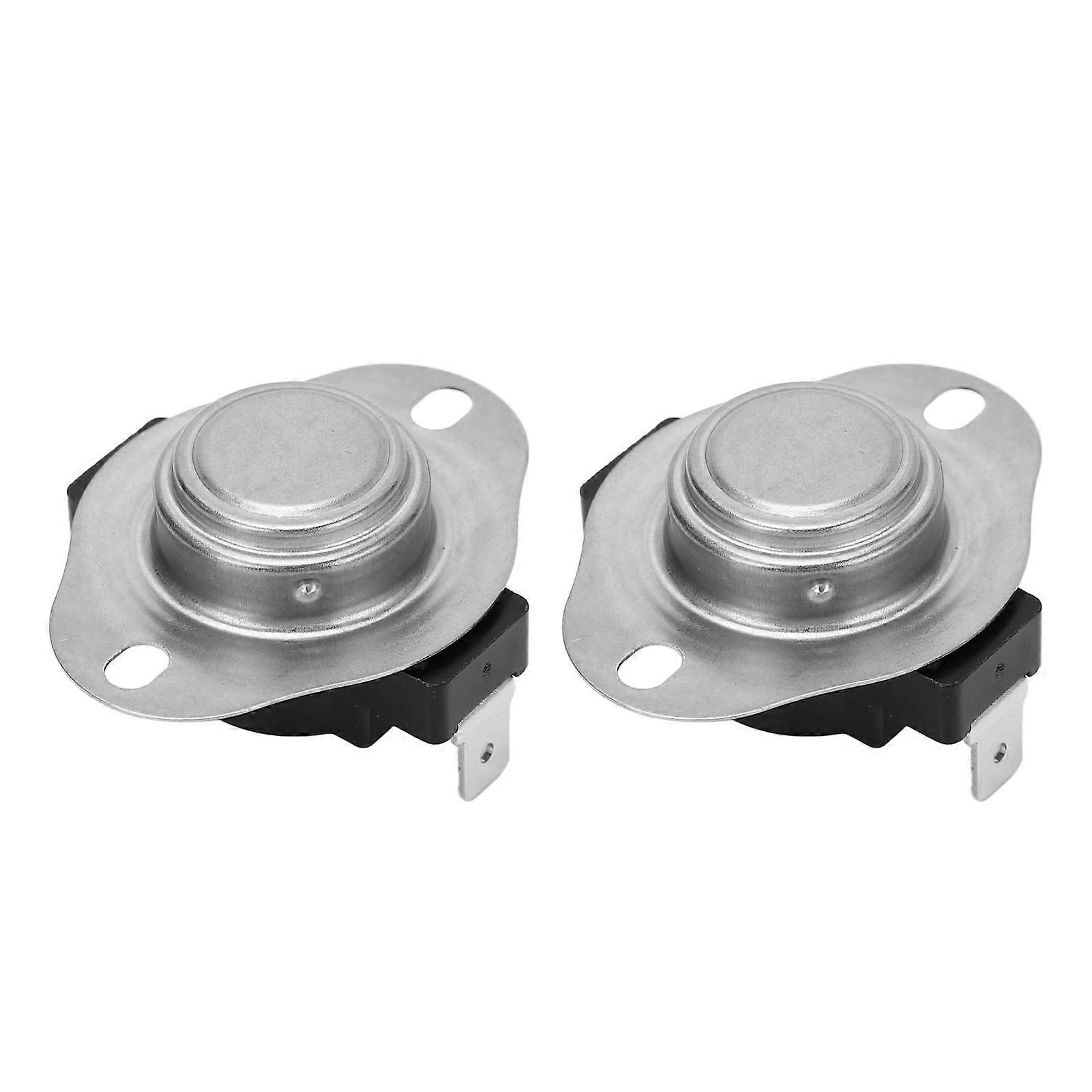 Risegun Temperature Control Switch Snap Disc Temperature Switch Bimetal Thermostat, 25A Motor Water Dispenser Thermostat, 250V Temperature Control