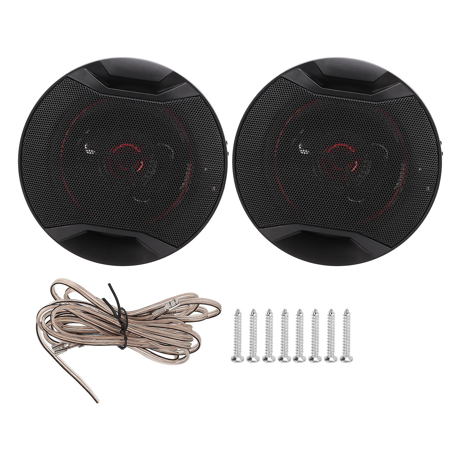 1 Pair Car Audio Speaker Universal 6in Tweeter 80‑20KHZ 88dB 12V Accessory Set Kit