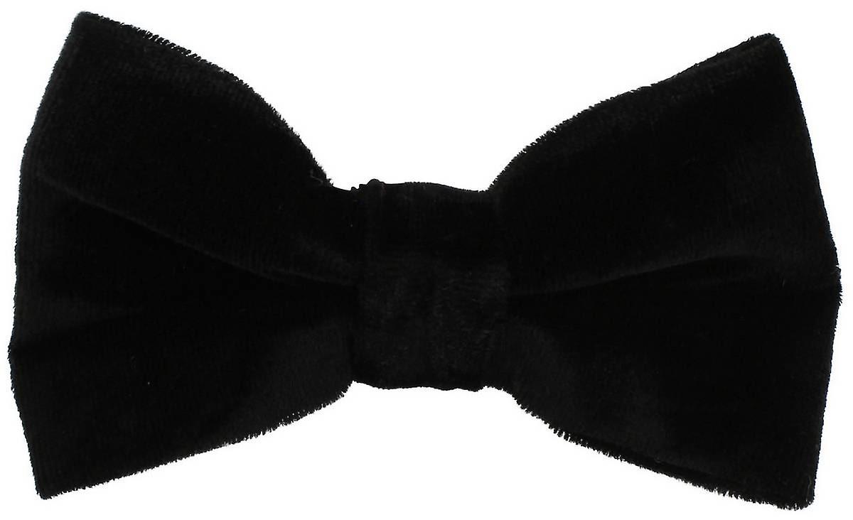 Michelsons のロンドン ベルベット蝶ネクタイ - ブラック