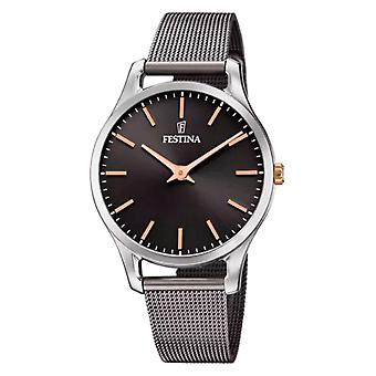 Festina boyfriend collection Women's Analog Quartz Watch with Stainless Steel Bracelet F20506/3