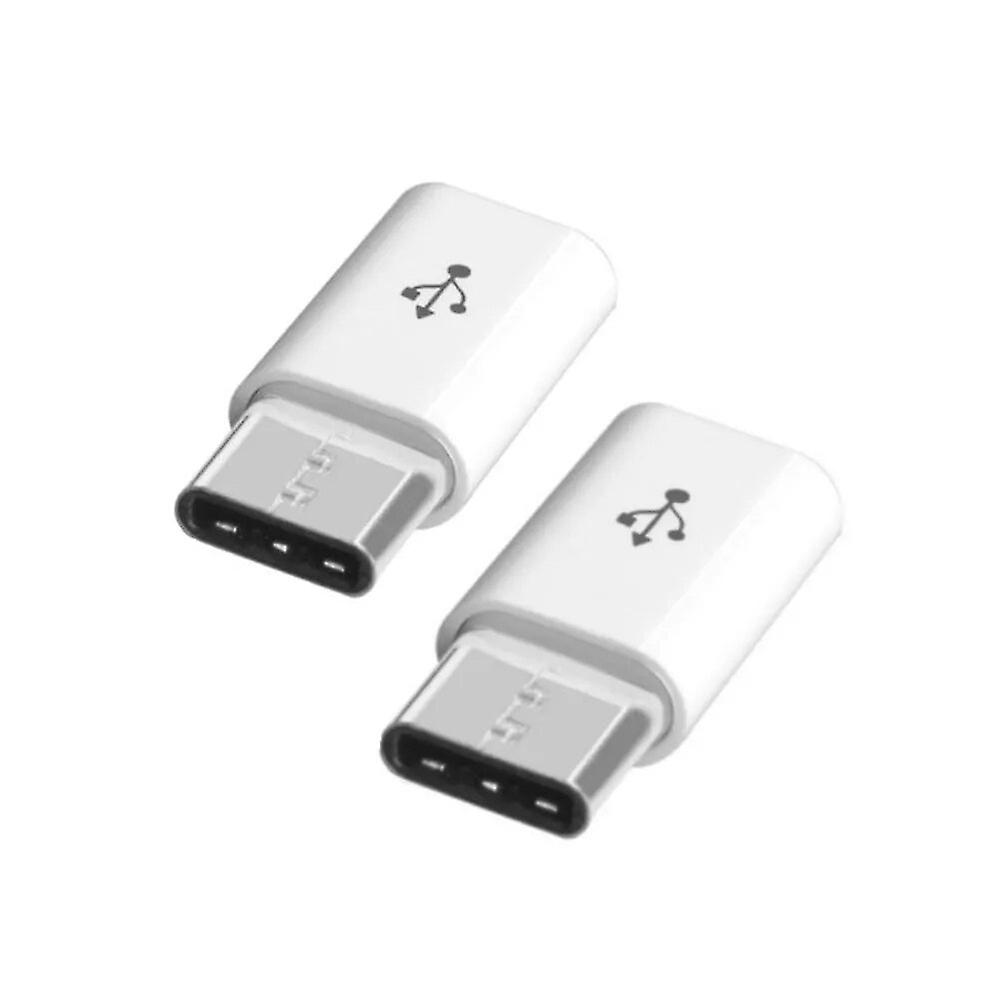 1/2 stuks Micro USB naar Type C Adapter Micro USB Vrouwelijk naar USB C Mannelijk Snel Opladen Connector Ondersteuning Opladen Data Sync OTG Adapters ~ 24381