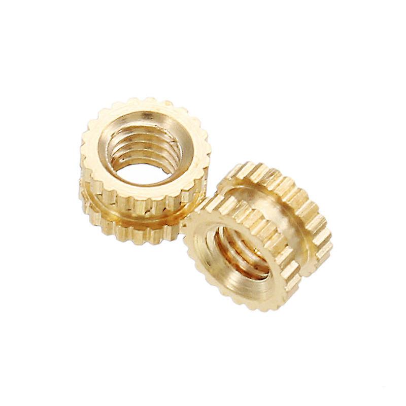M3bn4 100pcs M3x3x5mm Metric Threaded Brass Knurl Round Insert Nuts