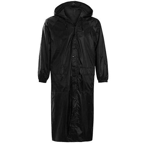 Long Plain Waterproof Rain Coat