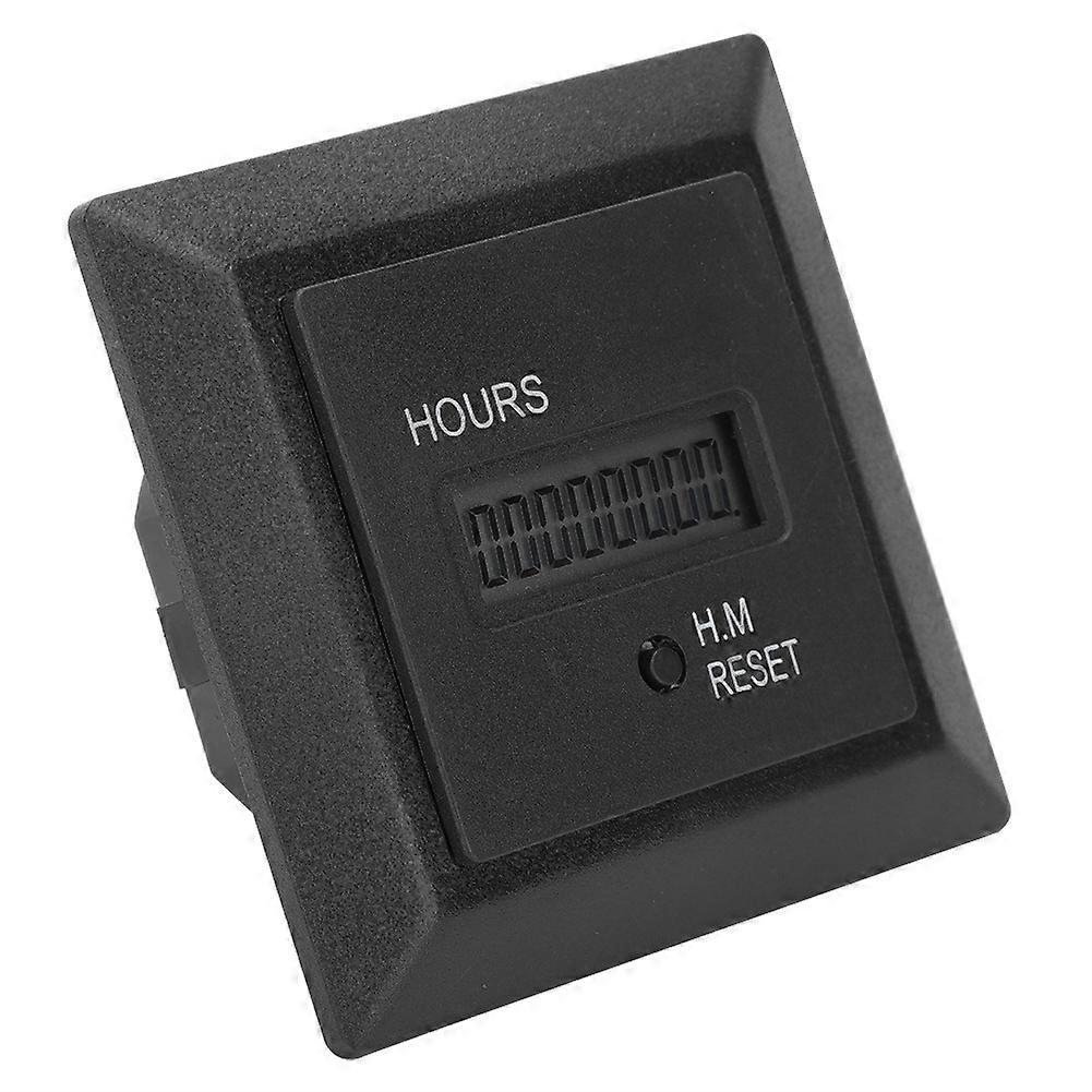 Digital Display Hour Meter High Accuracy Timer 50/60HZ Universal HM‑1R AC 100‑240V