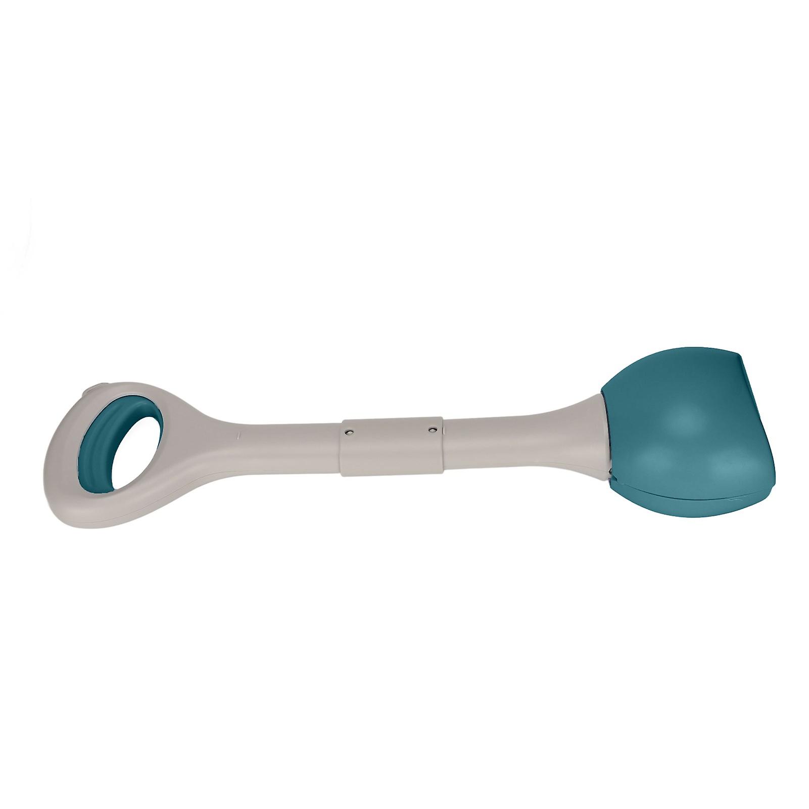 Large Arc Dog Poop Picker with Handle & Hanging Buckle, Green