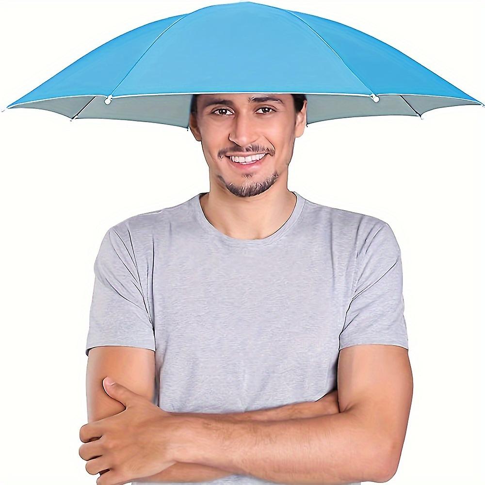 כובע מטריה מתאים לקמפינג ודיג כובע מטריה סרט ראש אלסטי כובע מטריה UV Protecti