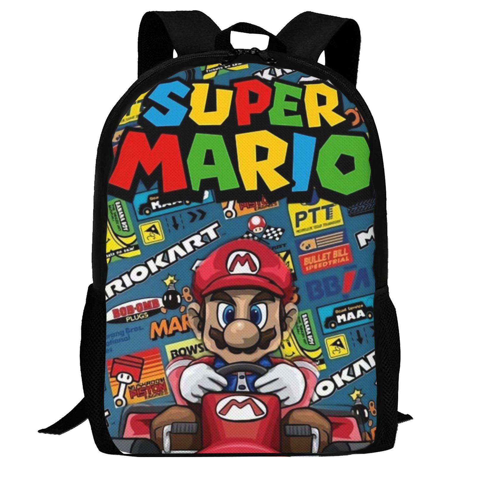 Super Mario Backpack,Laptop Backpack Lightweight Casual DaypackMulti-Function Travel Backpack