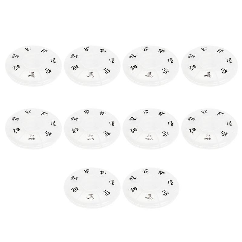 10pcs Medicine Organizer