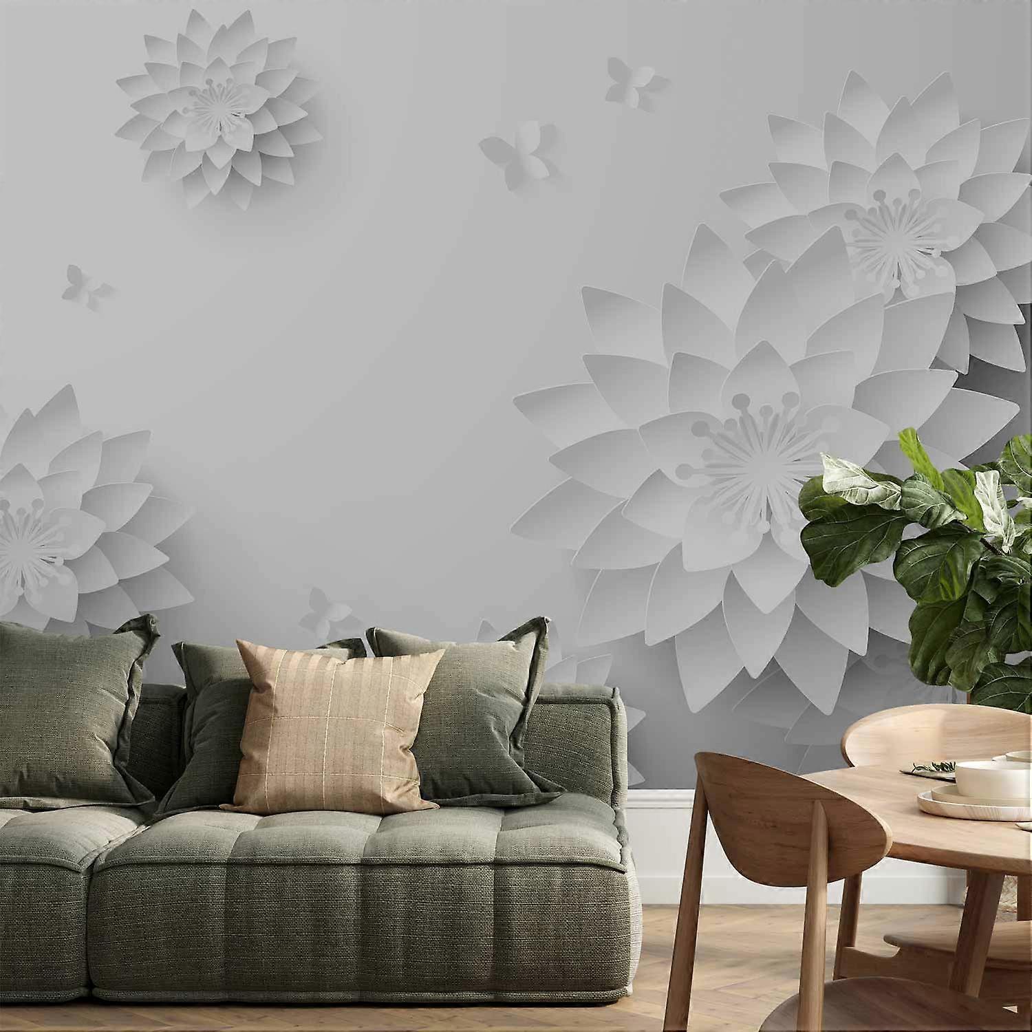 Self-adhesive Wall Mural - Oriental Flowers