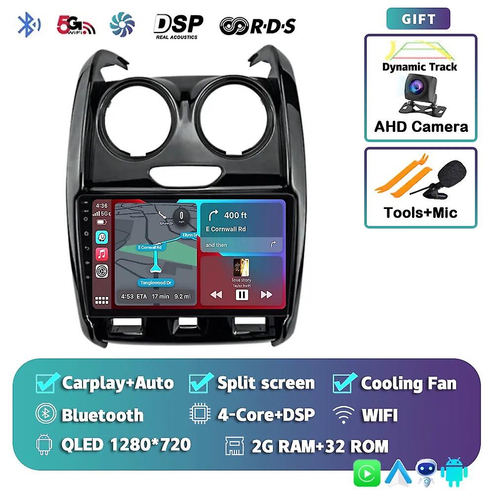 Android 13 Carplay Auto 4g+wifi Car Radio For Renault Duster 2014-2020 Multimedia Video Player Gps Stereo 2din Dvd Head Unit Dsp
