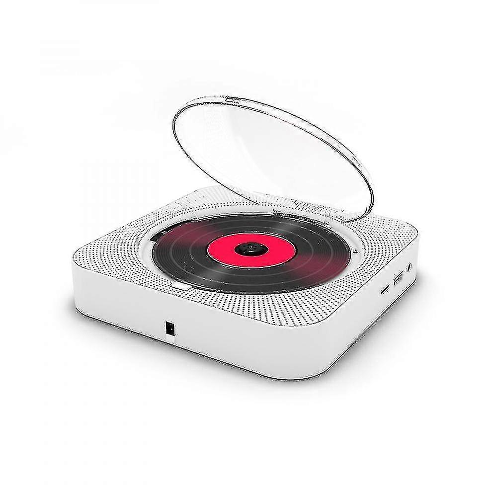 Portable Cd Player With Bluetooth Speaker-white