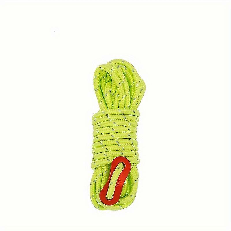 1pc/4pcs Outdoor Guy Lines Tent Cords, Lightweight Camping Rope With Aluminum Guylines Adjuster, For Tent Tarp, Canopy Shelter, Camping, Hiking, Backp