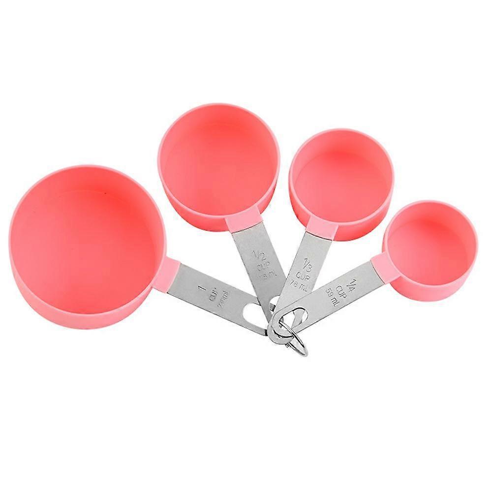 Stackable Stainless Steel Handle Measuring Cups for Measuring Dry and Liquid Ingredient