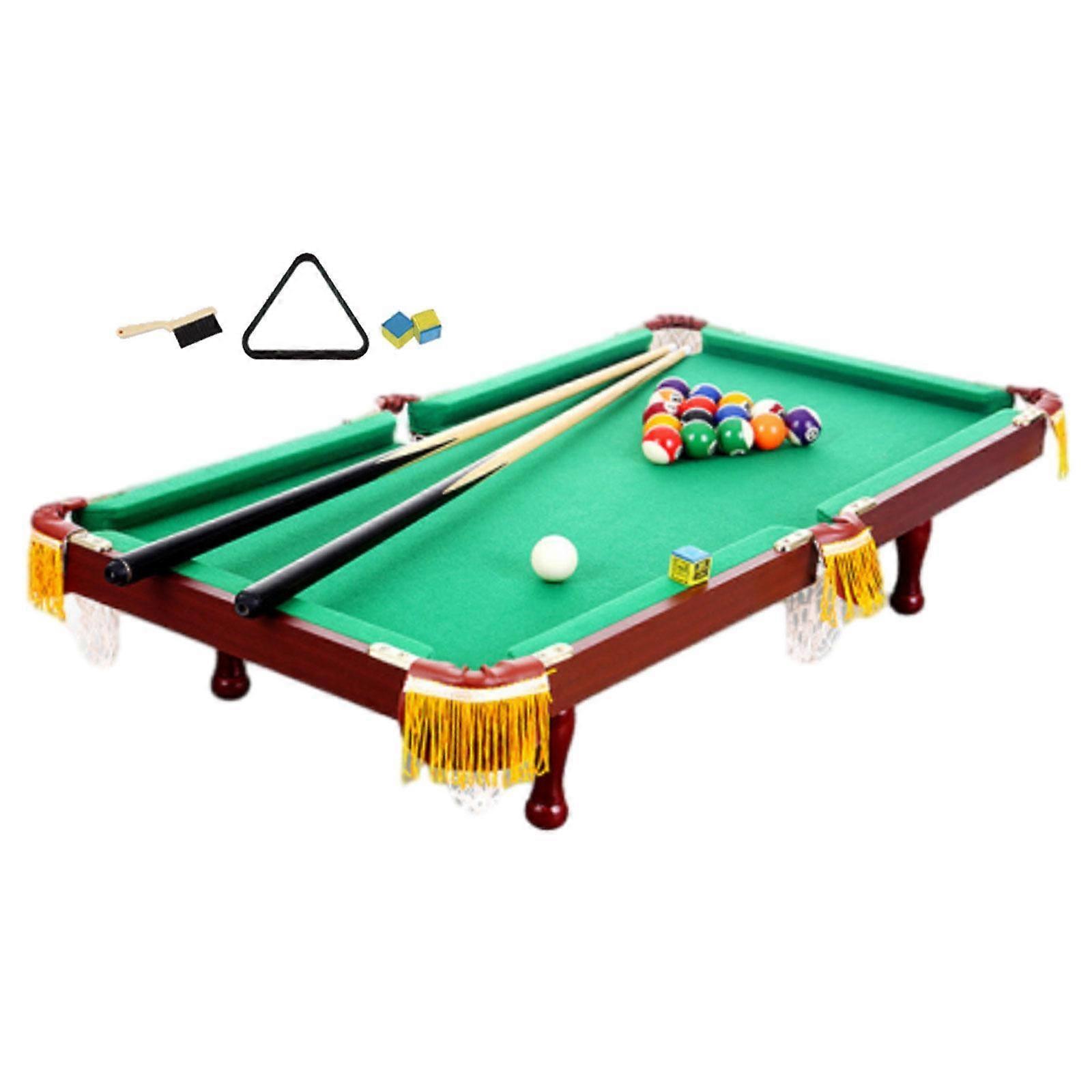 Mini Ensemble de billard de table Jouer Jouet Amis Queue de billard Jeu de billard