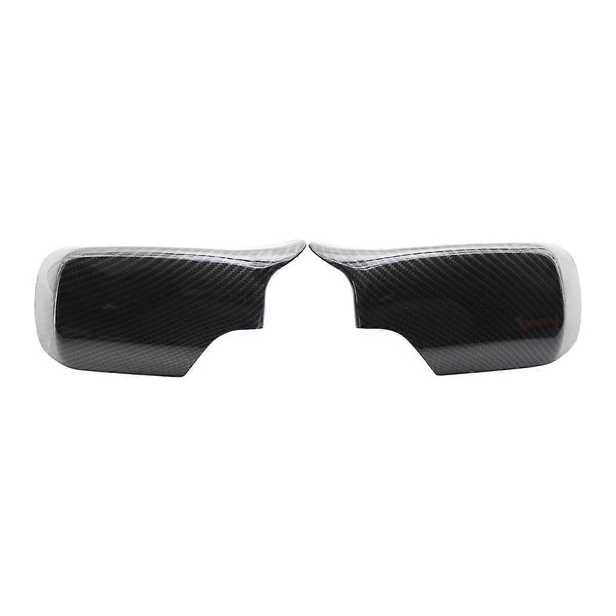 Tappi per specchietti retrovisori laterali in fibra di carbonio di colore nero lucido per BMW E46 E39 berlina/touring 1998 1999 2000-2005