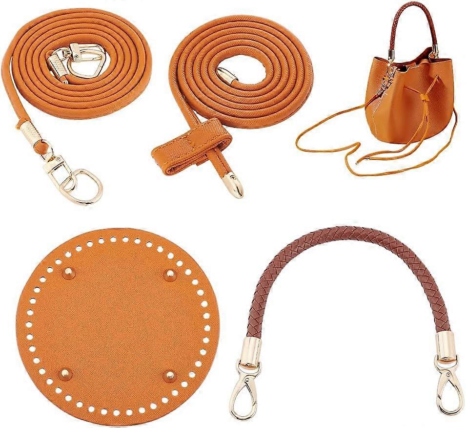 4pcs DIY Crochet Bag Kit Handmade Knitting Tote Bag Making Kit