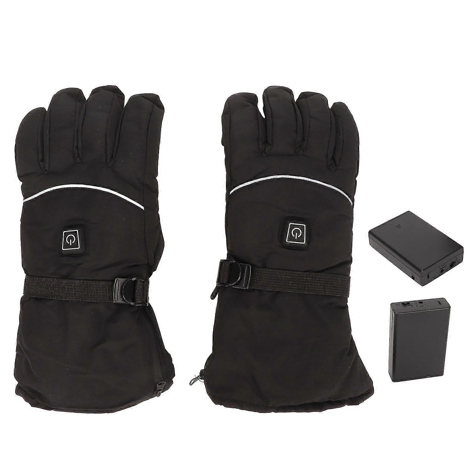 WinterElectricHeatedGloves-Windproof,Double-SidedHeatingwith3TemperatureSettings