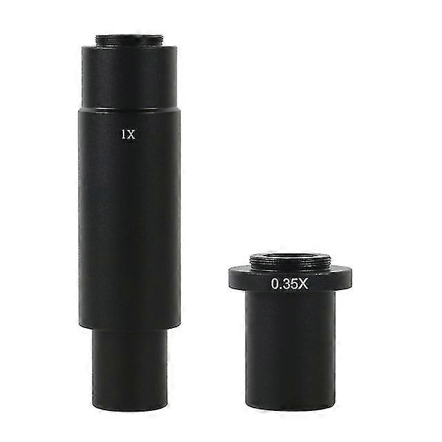 0.35X 0.5x 1x c-mount monocular lens adapter 1x adapter tube for ccd video microscope camera 180x 300x zoom lens