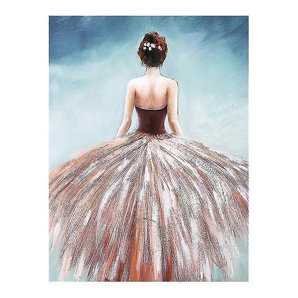 Diamond Painting With Female Portrait, Complete Round Style, New Piercing Process, Gluing, Cross Stitch, Simple Home Decoration 5d