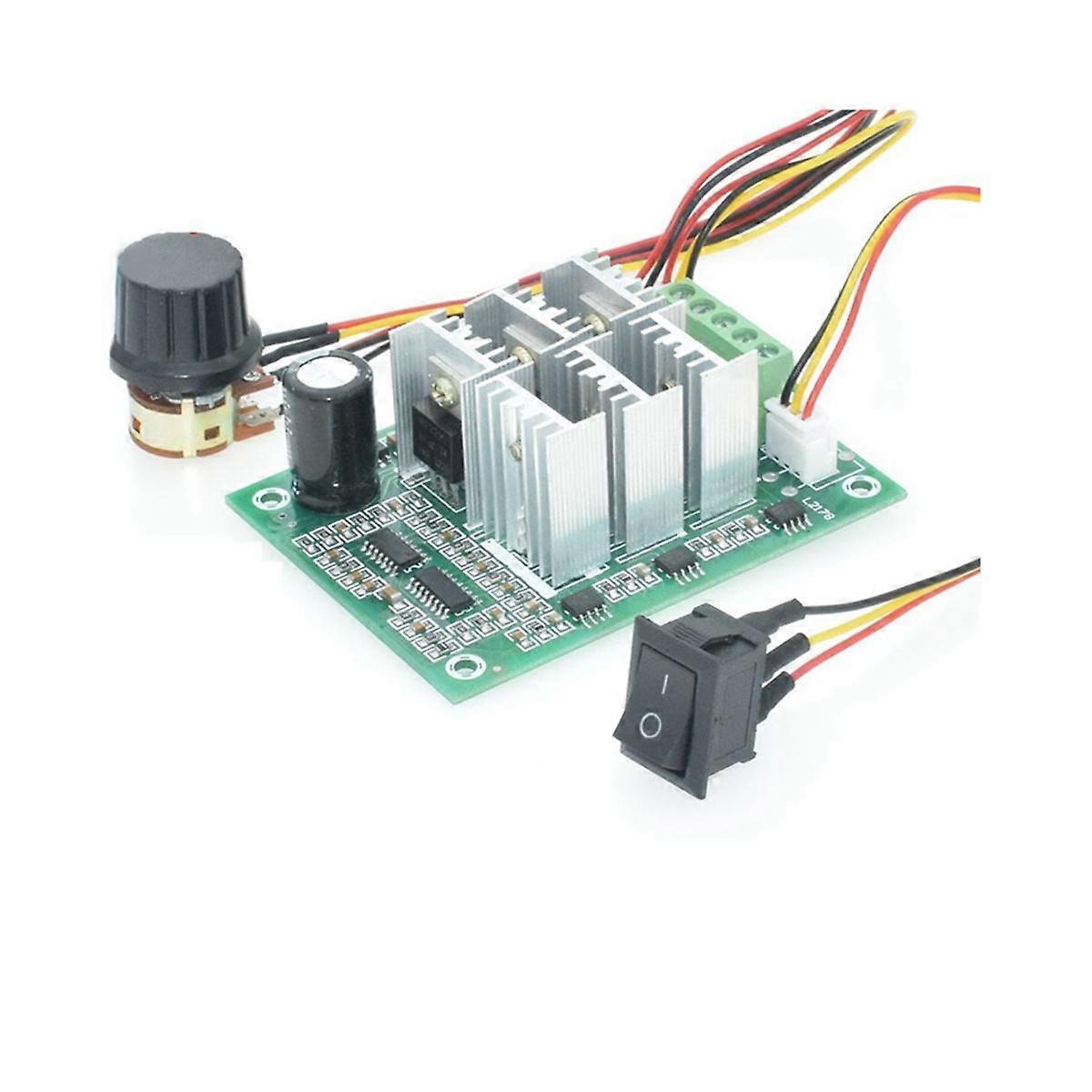 DC 5-36V Motor Speed Control PWM Motor Speed Controller Switch 15A Current Voltage Regulator Drive