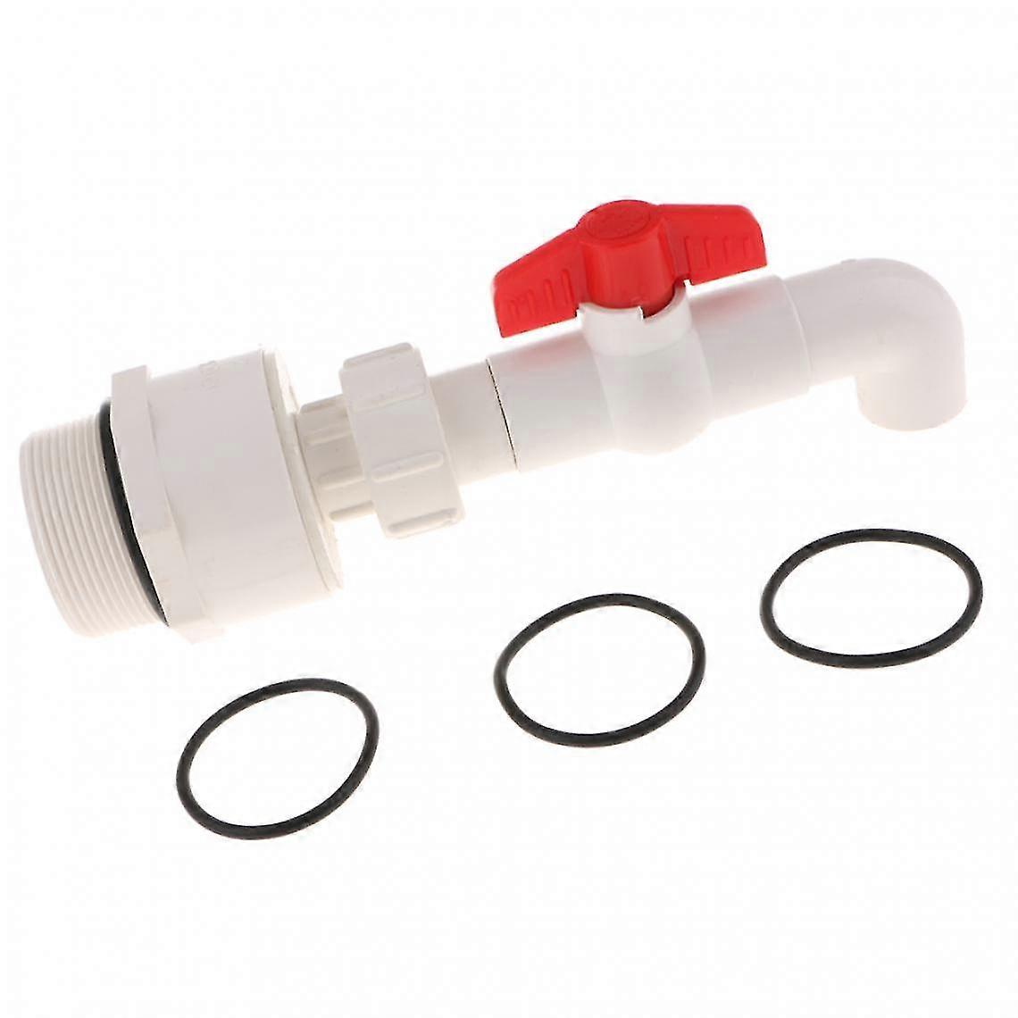 90 Degree Upvc Oil Barrel Valve Faucet Discharge Port Inner Diameter 40mm