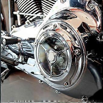 Chrome clarity Derby Cover For Harley Road King