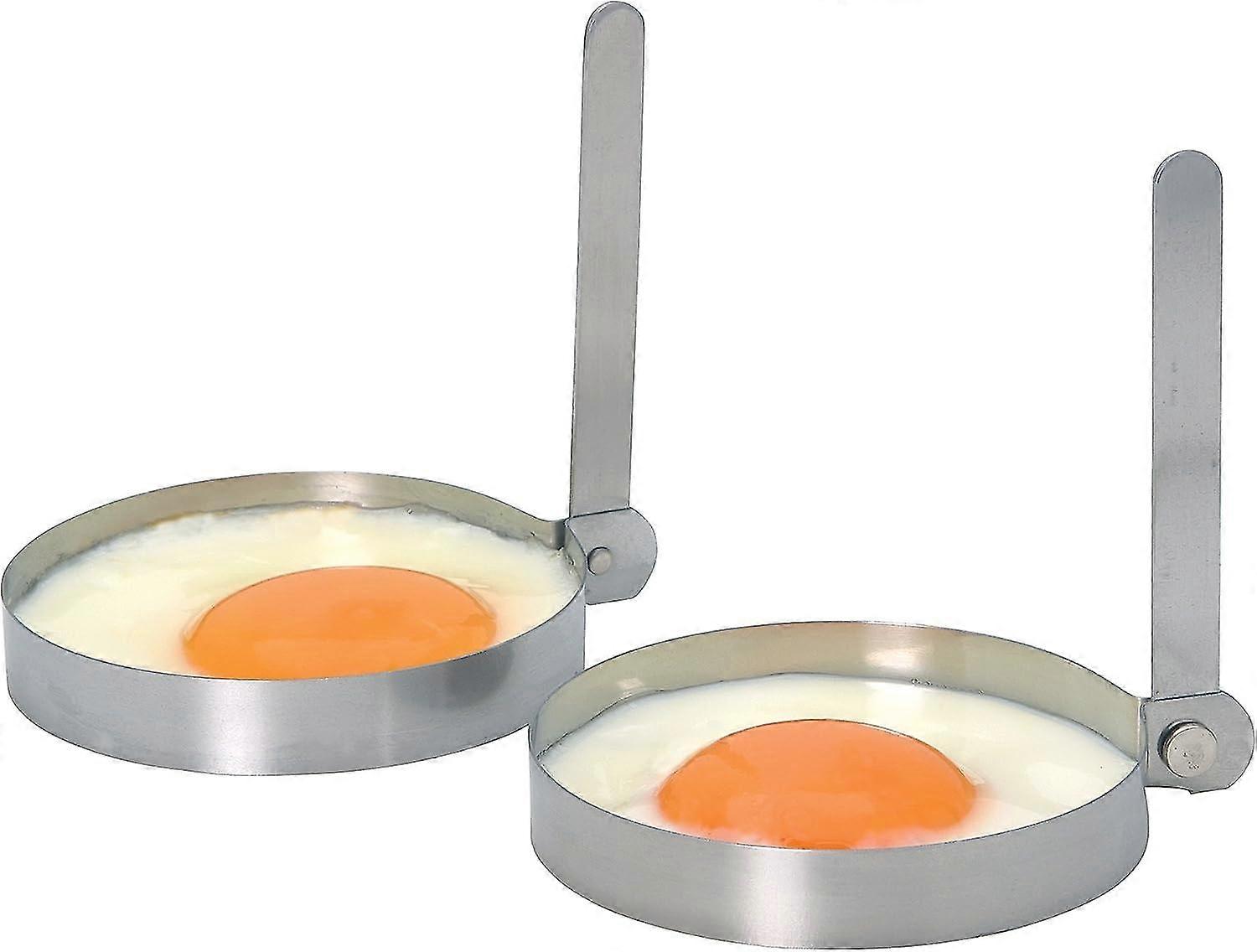 Eierformen aus Edelstahl, 2er-Set