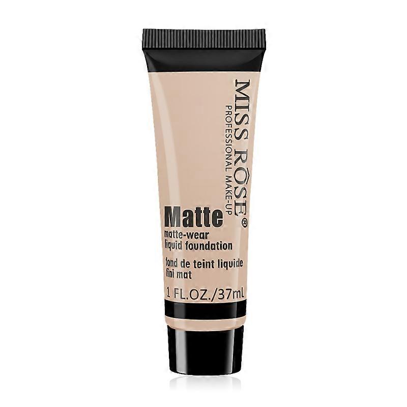 Miss Rose Matte Face Liquid Foundation Cream Concealer Primer Waterproof colore10