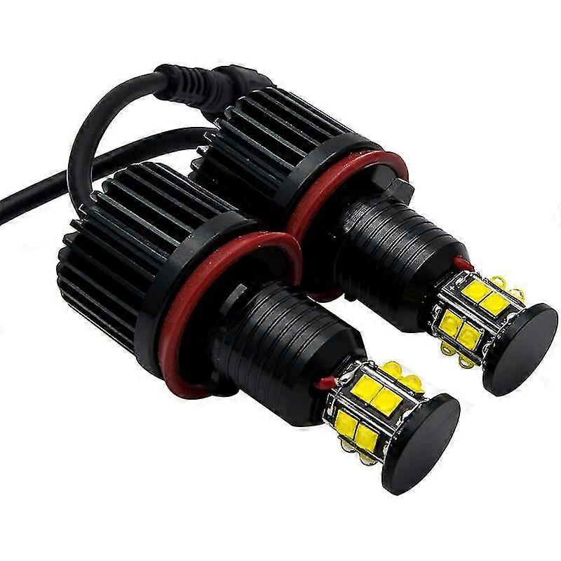 Angel Eyes Led Bulbs Error Free Canbus 1600lm 6000k White E92 E81 E82 E87 E88 E90 E91 E93 E63 E64 E70 1/3/5/7/x/z