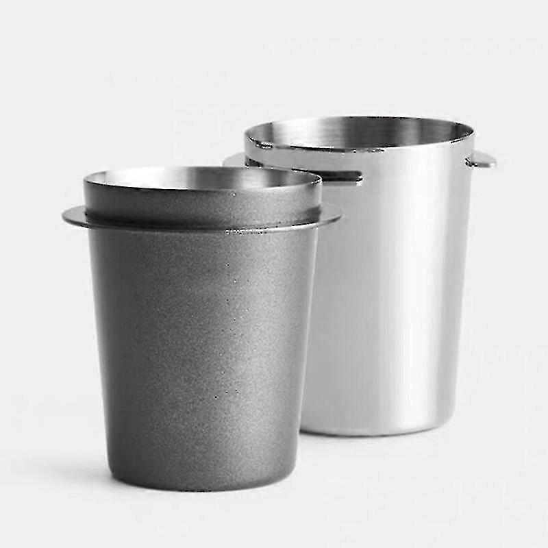 Stainless Steel Dosing Cup Coffee Sniffing Mug Powder(51mm Silver)