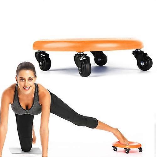 Universal Abdominal Disc Fitness Slippery Abdominal Disk Multi-Function Scooting Disk with Kneeling Pad