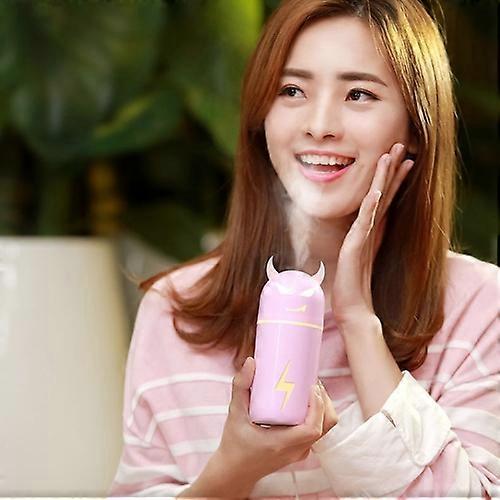 Cartoon Little Devil USB Portable Air Humidifier LED Light Essential Oil Aroma Diffuser