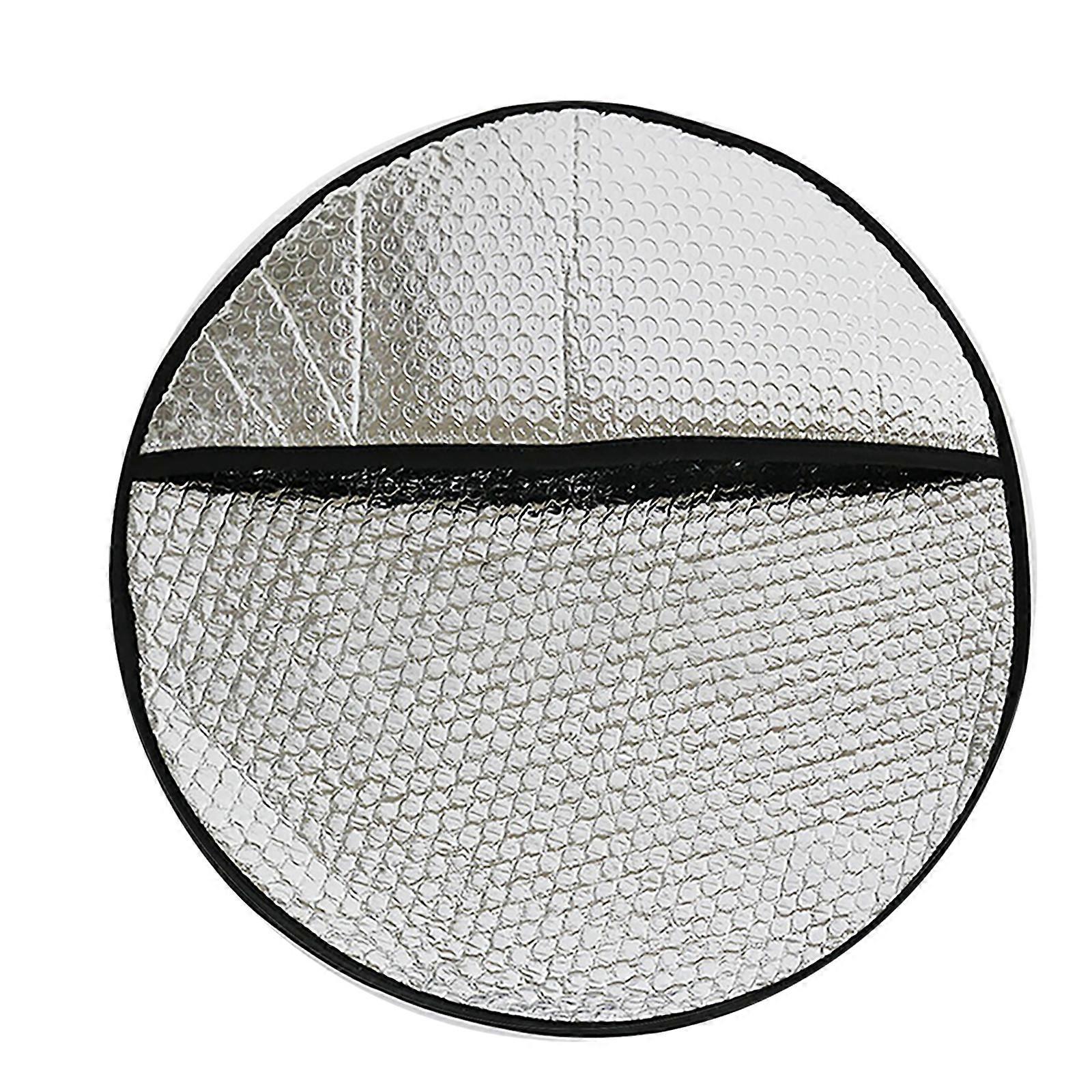 Τιμόνι αυτοκινήτου Σκιά ηλίου Διπλό παχύ Προστασία από τον ήλιο Πτυσσόμενο αντι-UV αντηλιακό Προμήθειες αυτοκινήτων Κάλυμμα τιμονιού αυτοκινήτου Ασημί