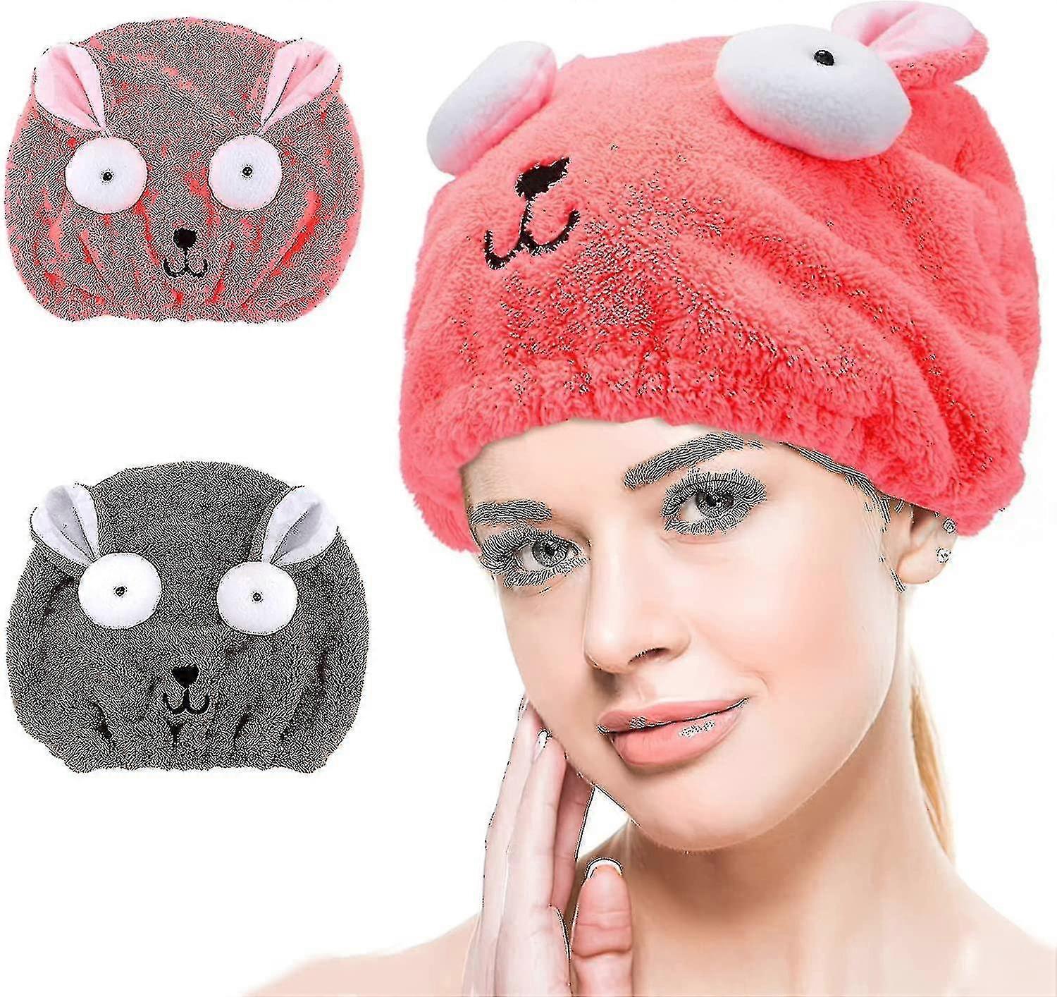 2pcs Absorbent Microfiber H Towel S