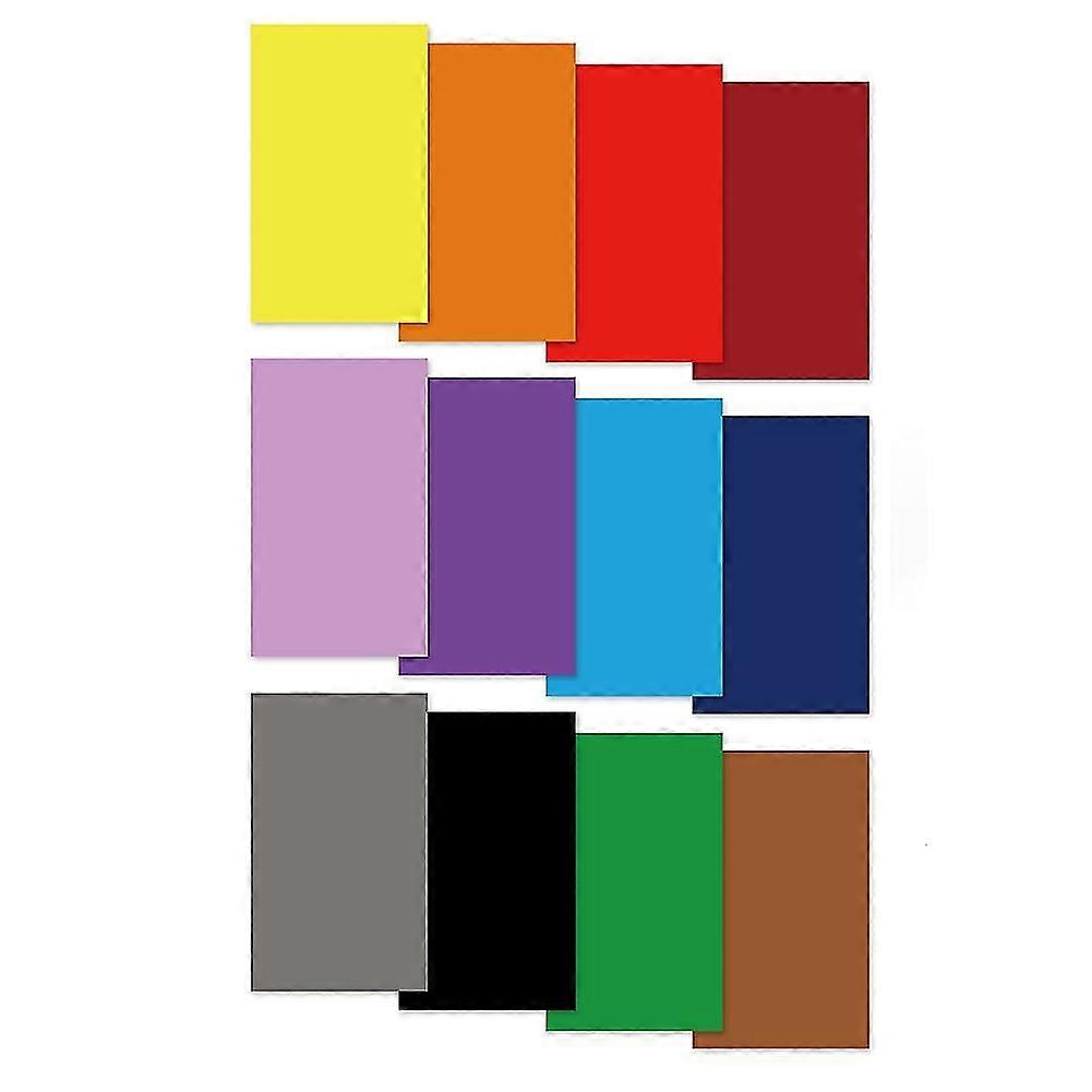 Infusible Transfer Ink Sheets (12pcs/set, 12x4.5inch), Solid Color Infusible Sublimation Ink Transfer Paper For Mugs