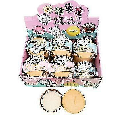 Simulation bread steamer toy mini simulation food decoration decompression piglet chickWhite