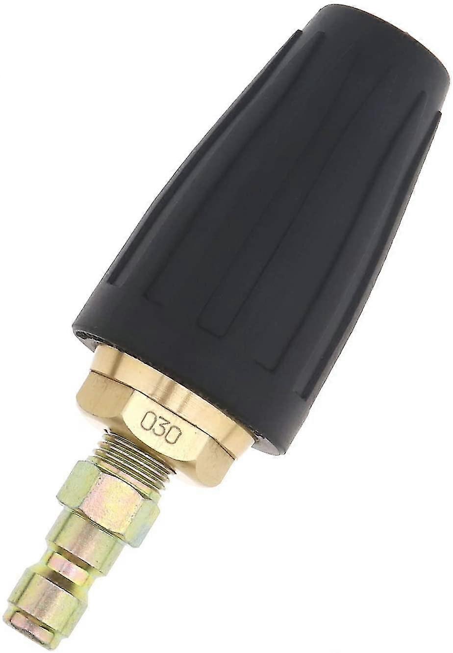 High Pressure 3000psi Rotating Turbo Nozzle 1/4 "spiral Quick Connect Spray Nozzle Swirl Nozzle 030