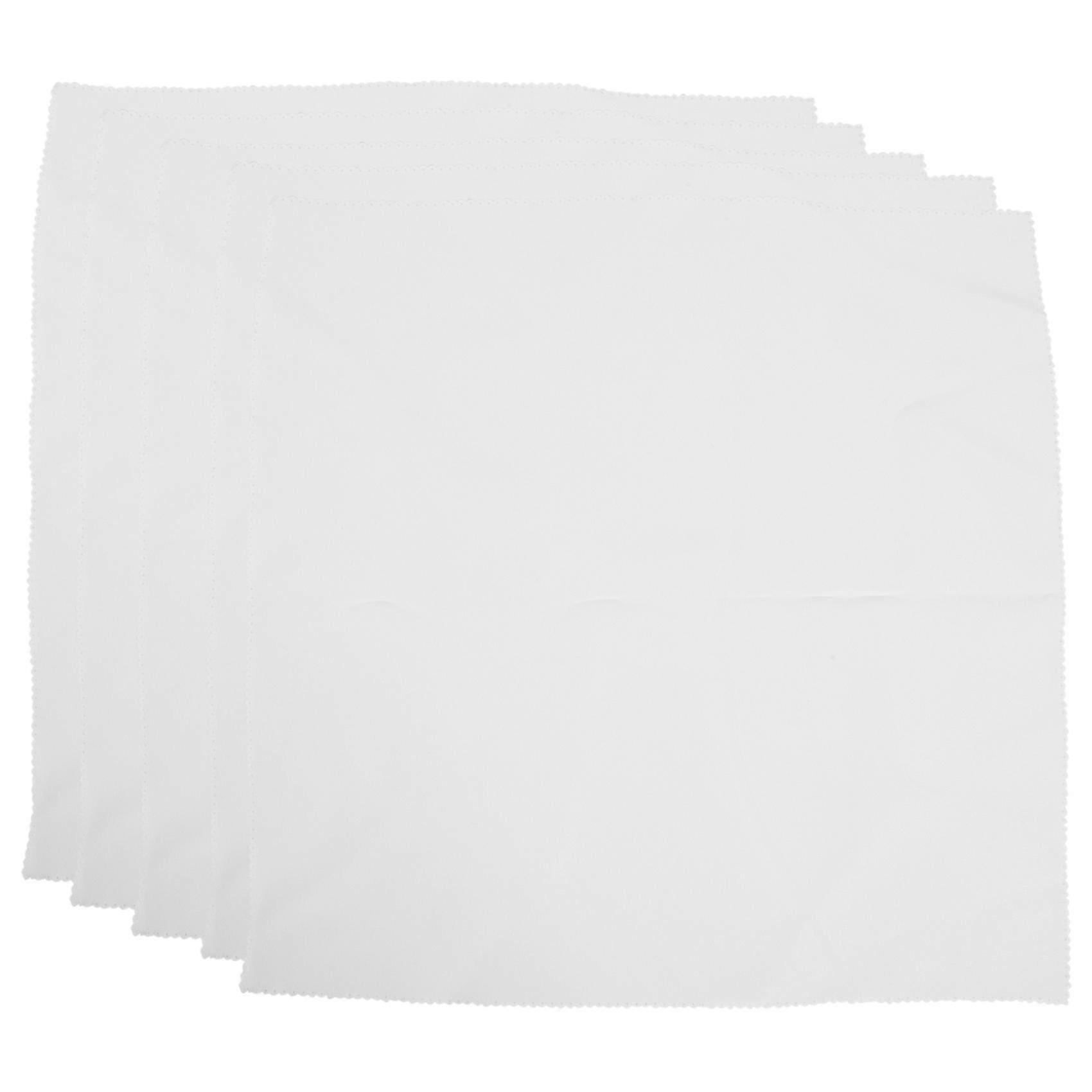 10pcs Polyester Fabric Napkin 18.5 X 18.5inch (47 X 47 Cm) Solid Polyester Machine Washable Napkins