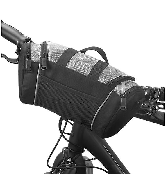 Bicycle Handlebar Bag color black gray