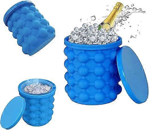 Ice Cube Tray, Ice Cube Tray with Lid, Ice Cube Mold Bucket, Ice Cube Mold