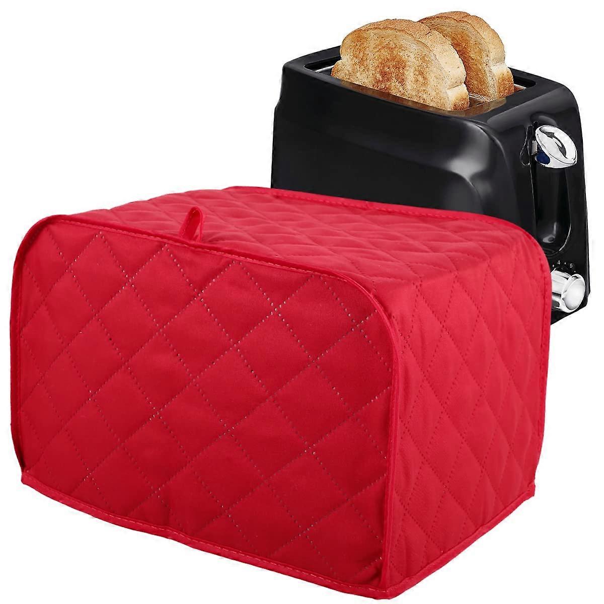Toaster Dust Cover Bread Maker Protective Cover Dust Proof Bag Red
