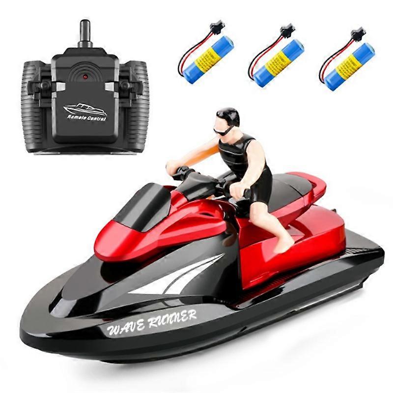 RC Boat - Remote Control Motor Boat for Pools and Lakes, 2.4Ghz RC Boats for Adults and Kids with Rechargeable Battery, 20 km/h