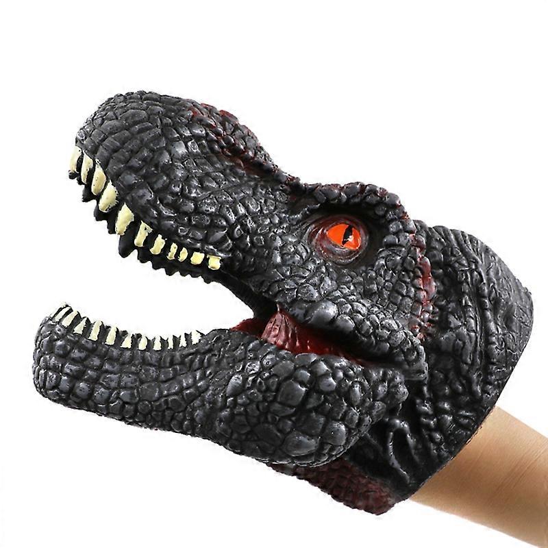 Dinosaur Hånd Puppet Dinosaur Head Handsker Legetøj Spil Gaver til drenge Soft Glue Hånd Puppets