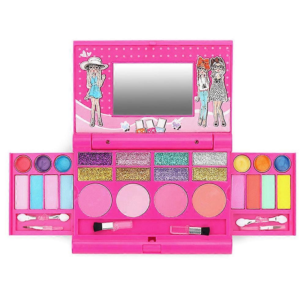Make-up Set voor Meisjes Opvouwbaar Cosmetisch make-up Palet met Spiegel