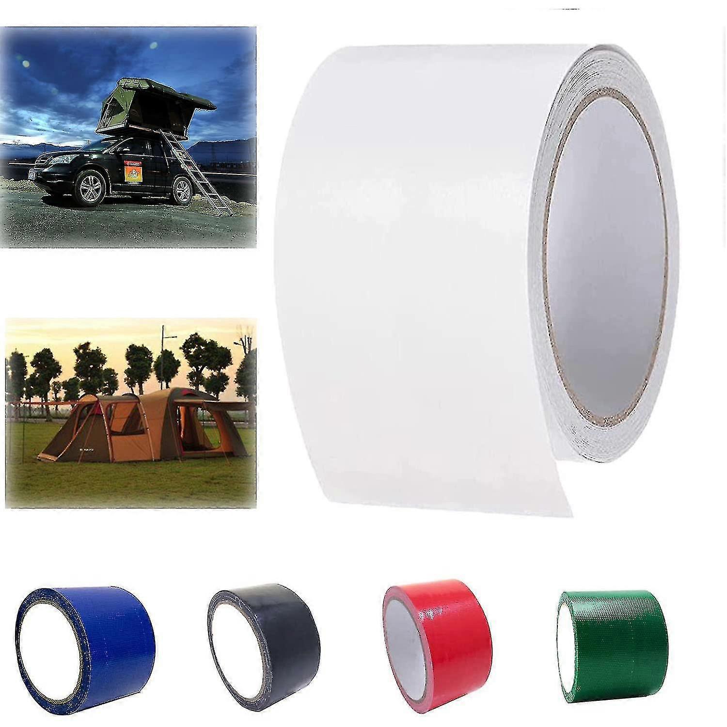 1 قطعة شريط من القماش المشمع عالي اللصق ، شريط إصلاح خيمة ، أشرطة إصلاح المظلة المظلة العالمية للقماش المشمع ، المظلة ، خيمة -5 م
