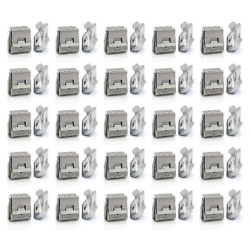 50pcs Solar Panel Cable Clips Management 2 Wire Pv Wire Clip Locking Fastener PK