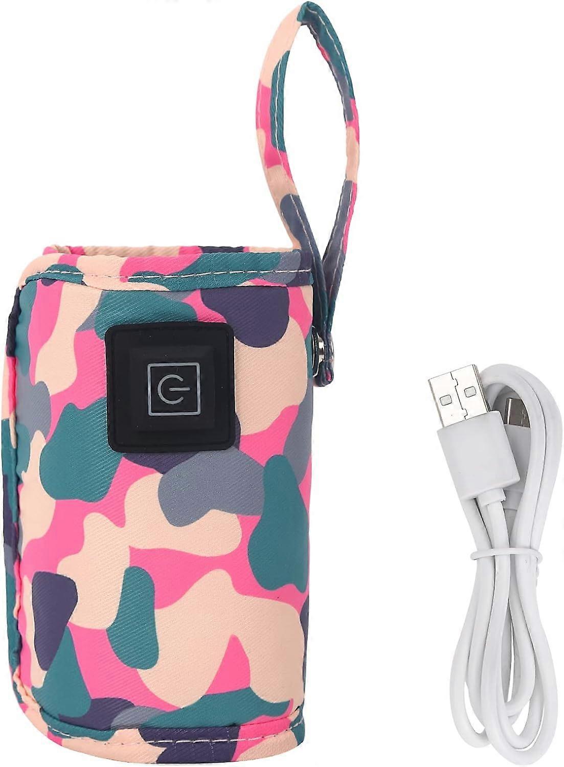 Baby Bottle Warmer Bag Portable USB Bottle Warmer 3 Gear Adjustable Infant Milk Warmer Infant Feeding Bottle Maintain Perfect Temperature for Night Fe