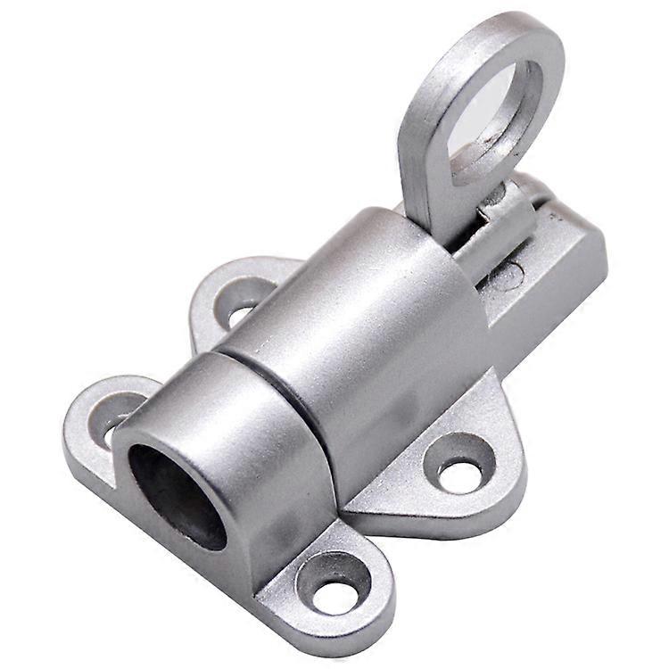 Aluminum Alloy Automatic Load Bolt Latch Cabinet Hardware Accessory(2pcs-silver)