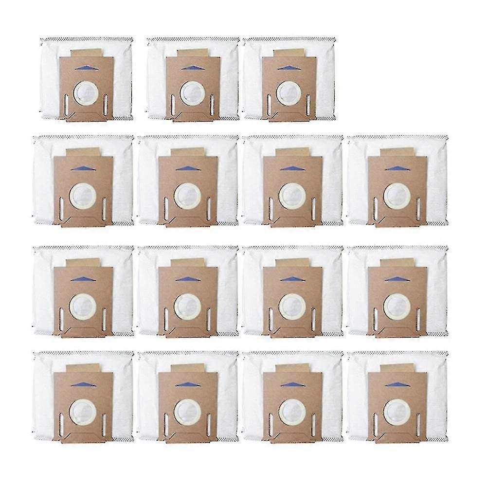 15 Pack Vacuum Dust Bags for Deebot Ozmo T8 T8 Max T8 Series T9 Series N8 N8 Pro Robot Vacuum Part - Keep Your Robot Vacuum Running Efficiently